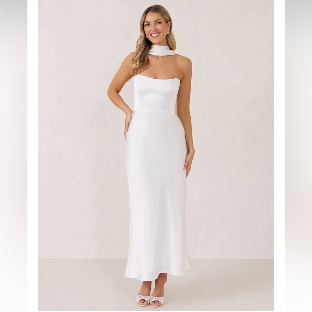Off-White Park & Fifth Brodie Dress with Scarf